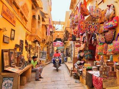 Fort street markets Jaisalmer