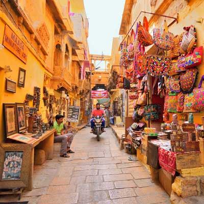 Jaisalmer markets view